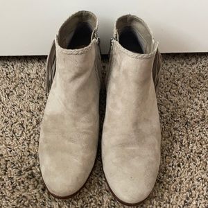 Sam Edelman Tope/Greyish suede booties